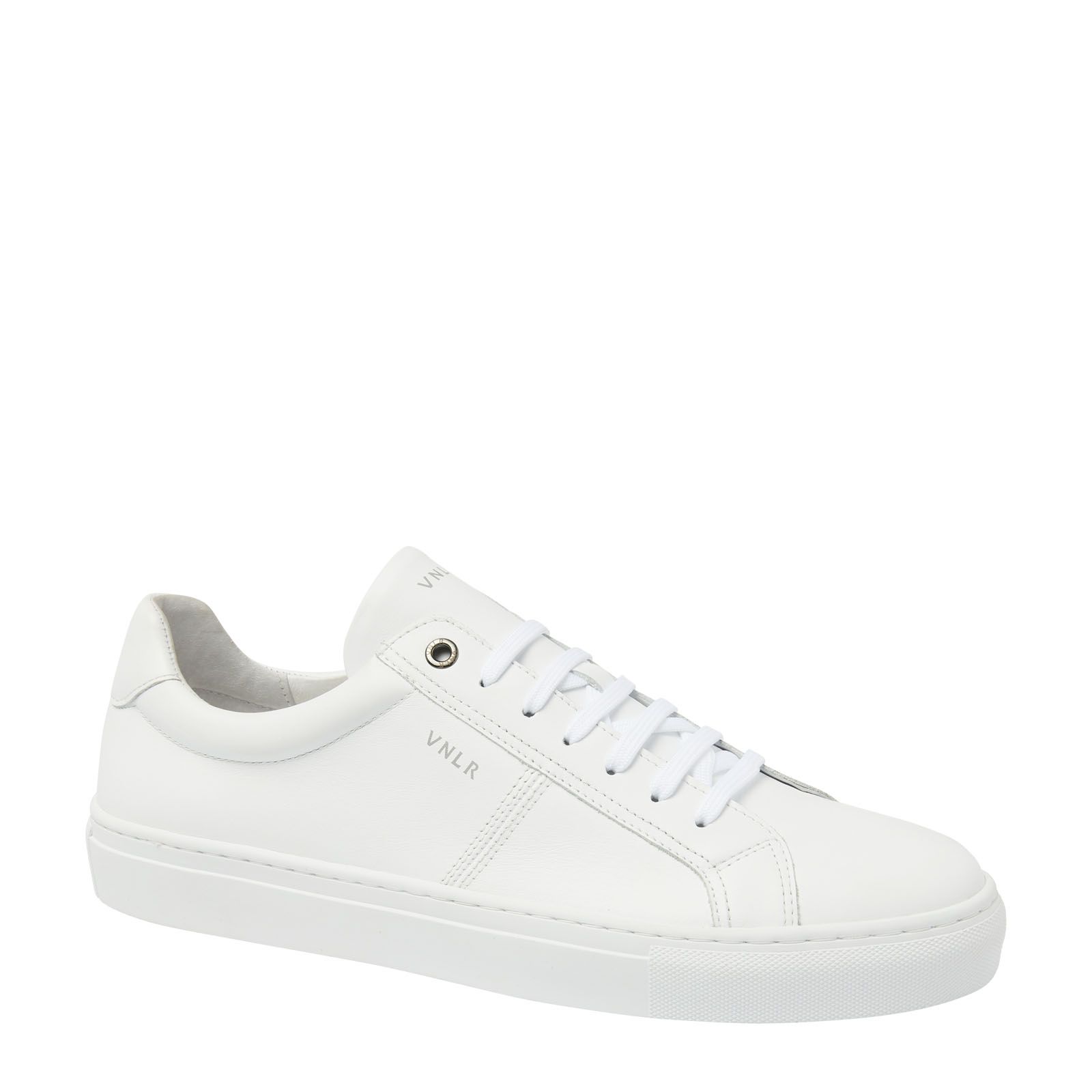 Witte leren sneakers
