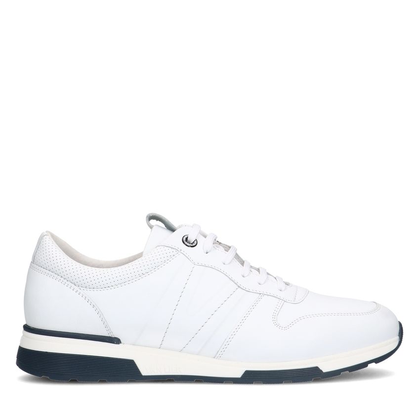 Witte leren sneakers