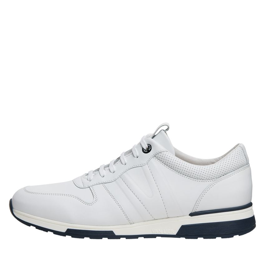 Witte leren sneakers