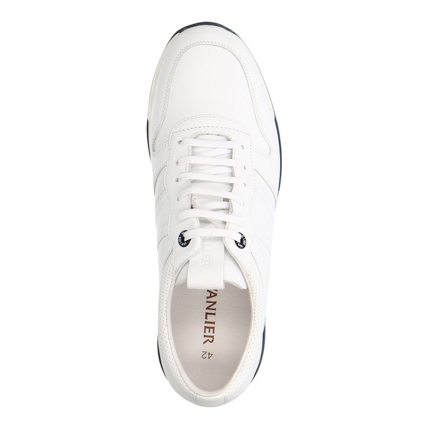 Witte leren sneakers