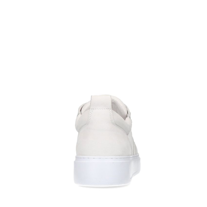 Witte leren sneakers