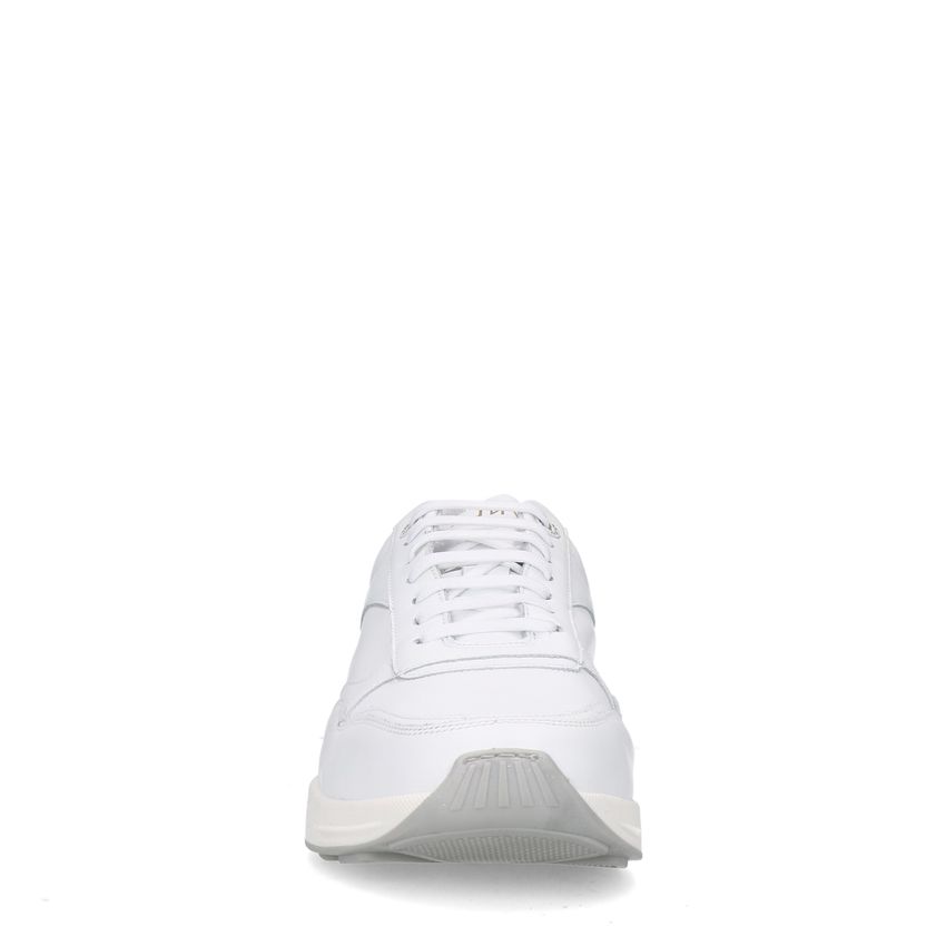 Witte leren sneakers