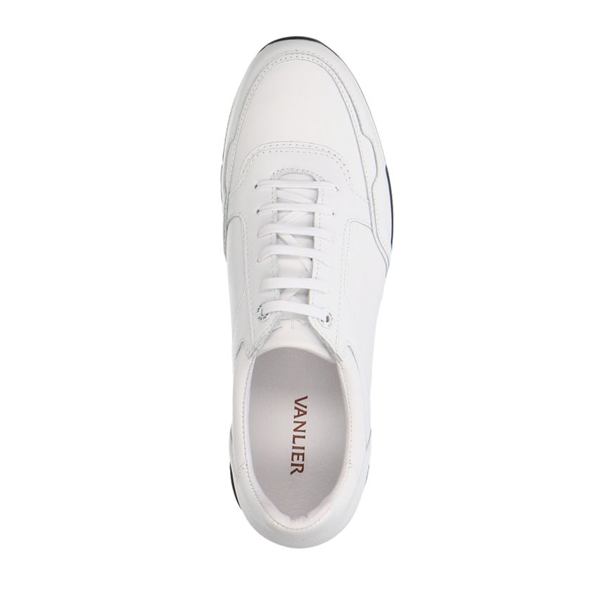 Witte leren sneakers