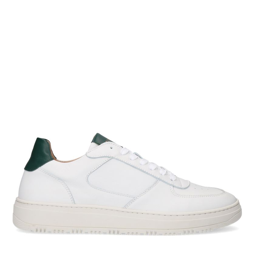 Witte leren sneakers