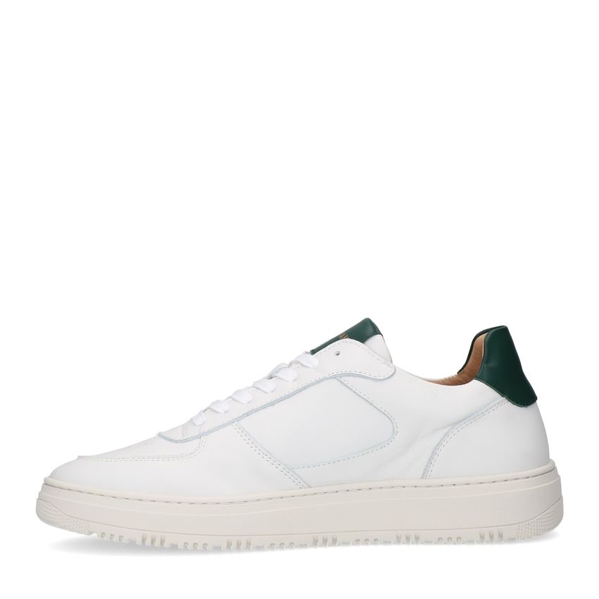 Witte leren sneakers