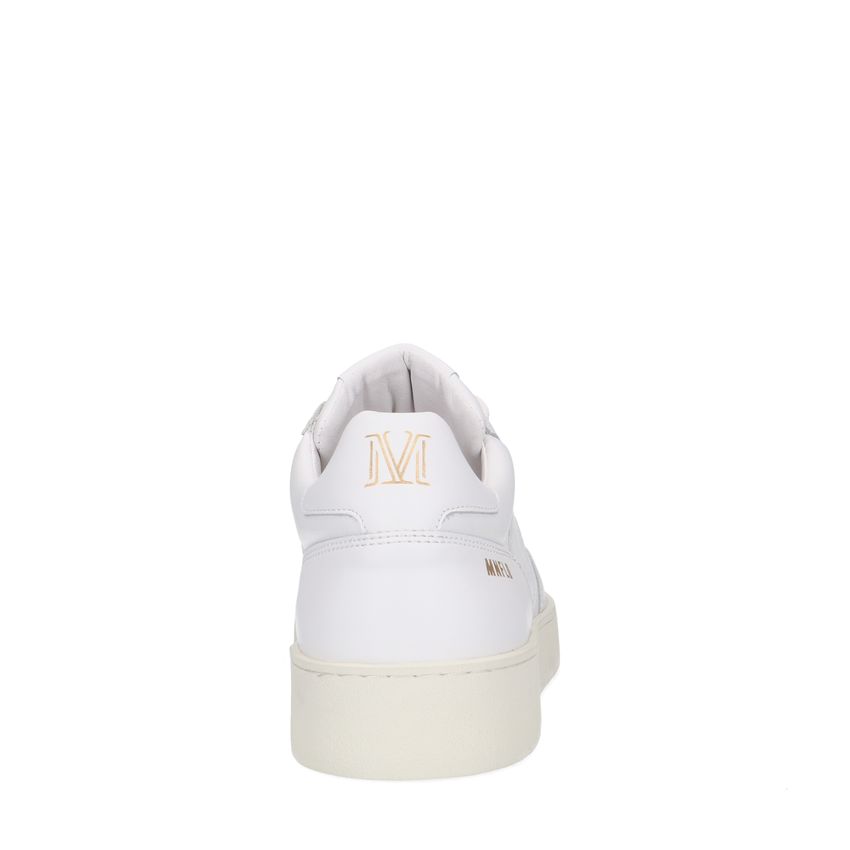 Witte leren sneakers