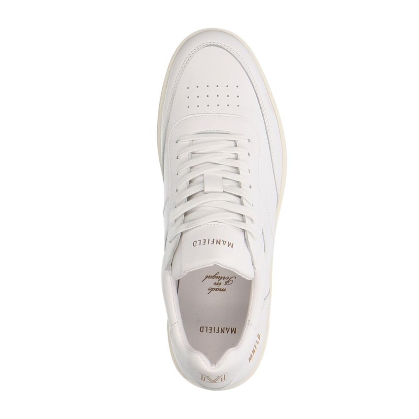 Witte leren sneakers