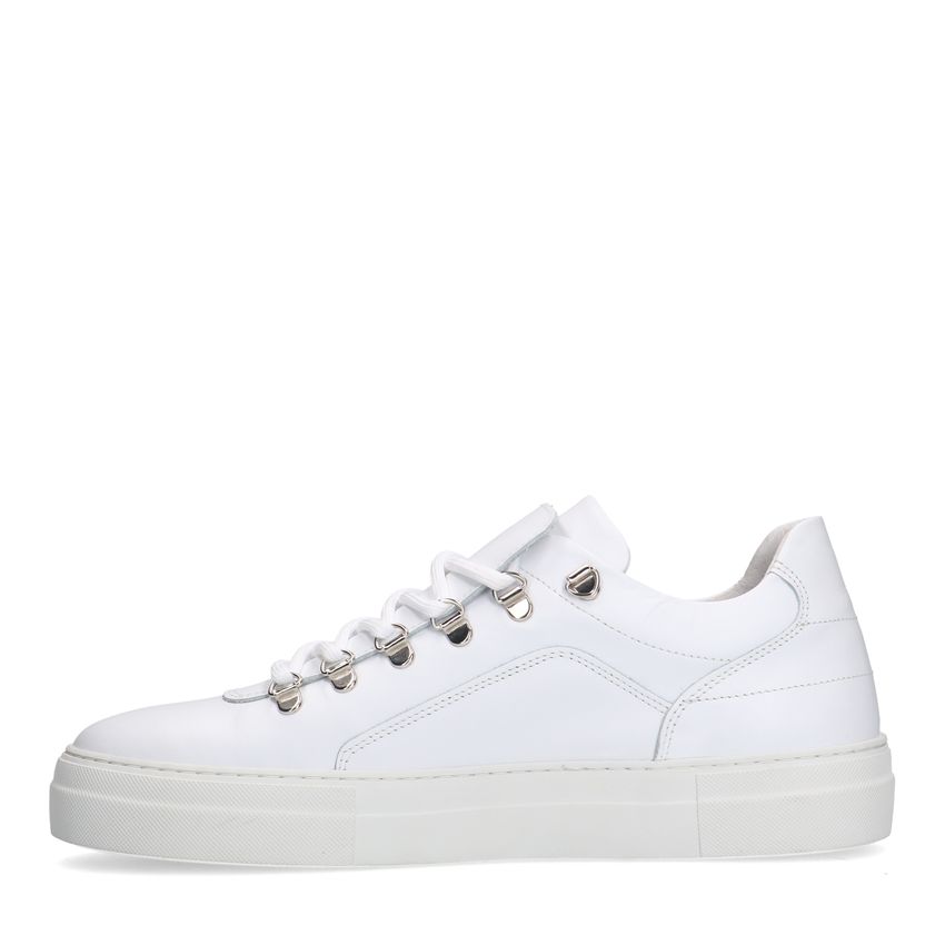 Witte leren sneakers