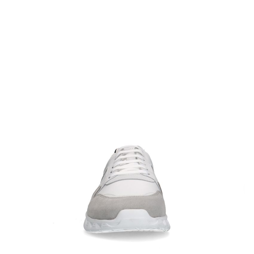 Witte leren sneakers