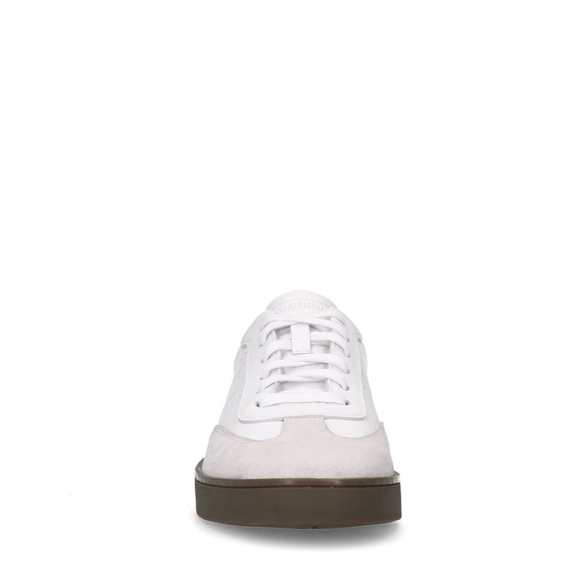 Witte leren sneaker