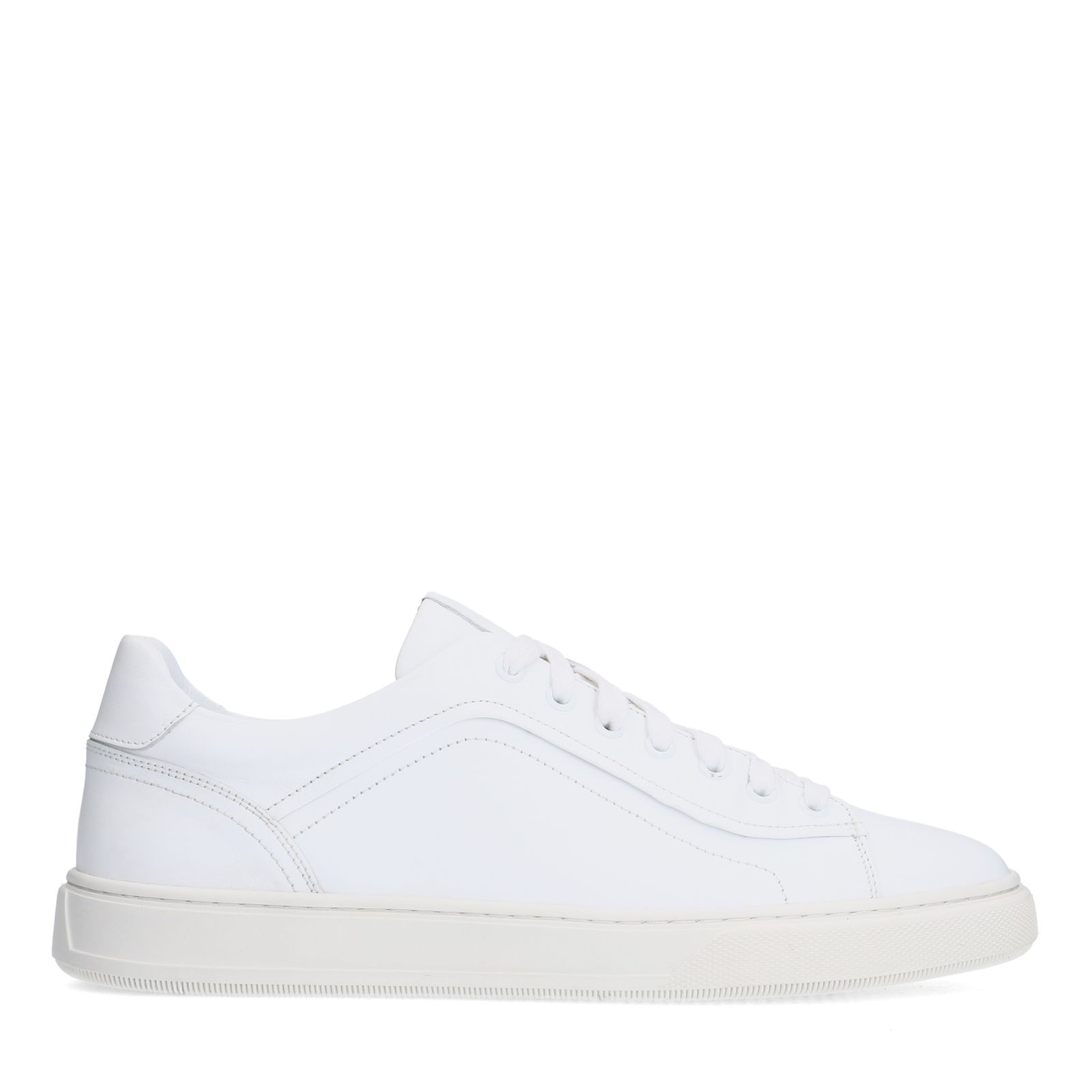 Witte leren sneakers