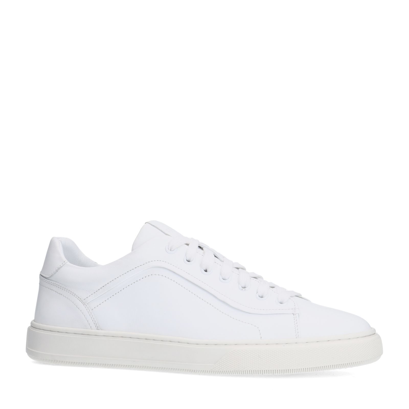 Witte leren sneakers