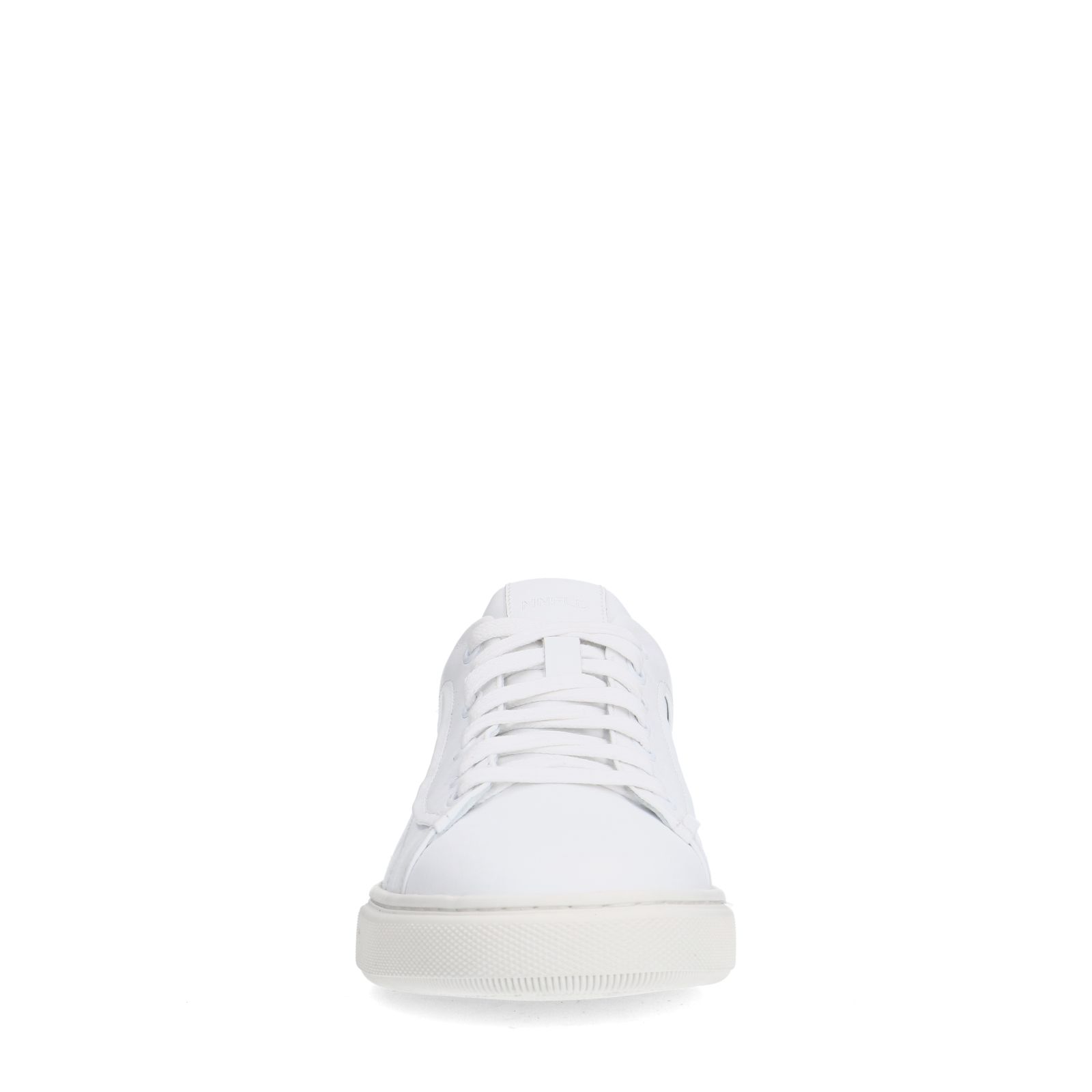 Weiße Ledersneaker