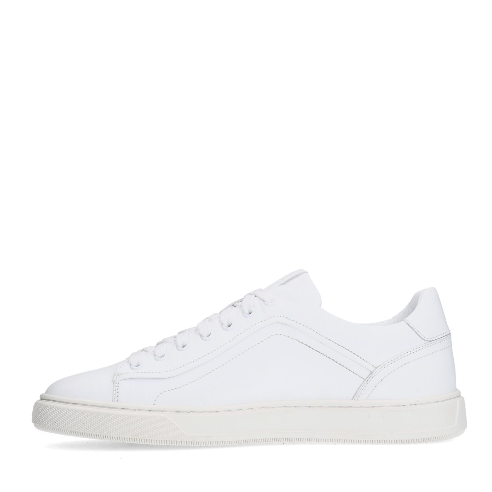 Witte leren sneakers