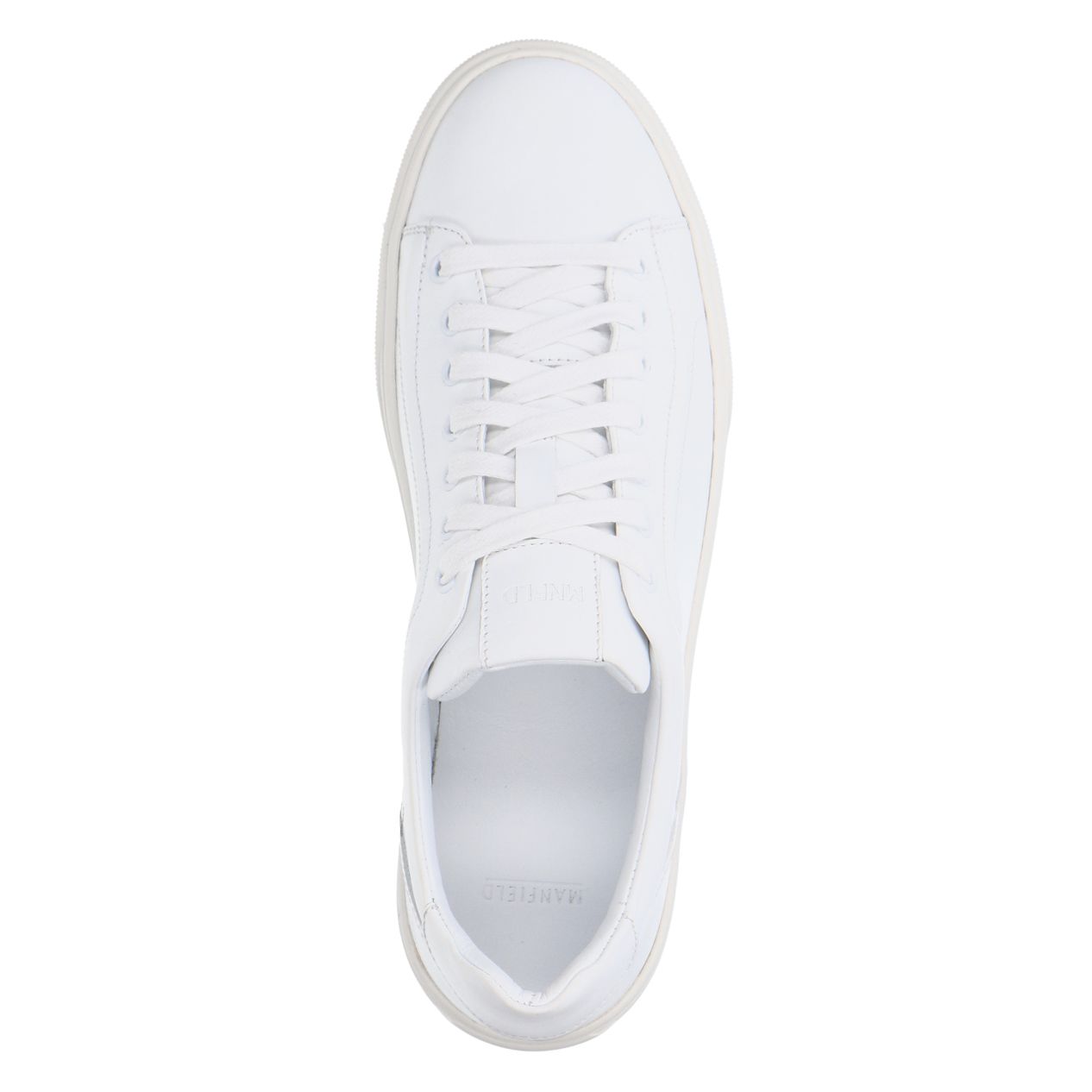 Witte leren sneakers