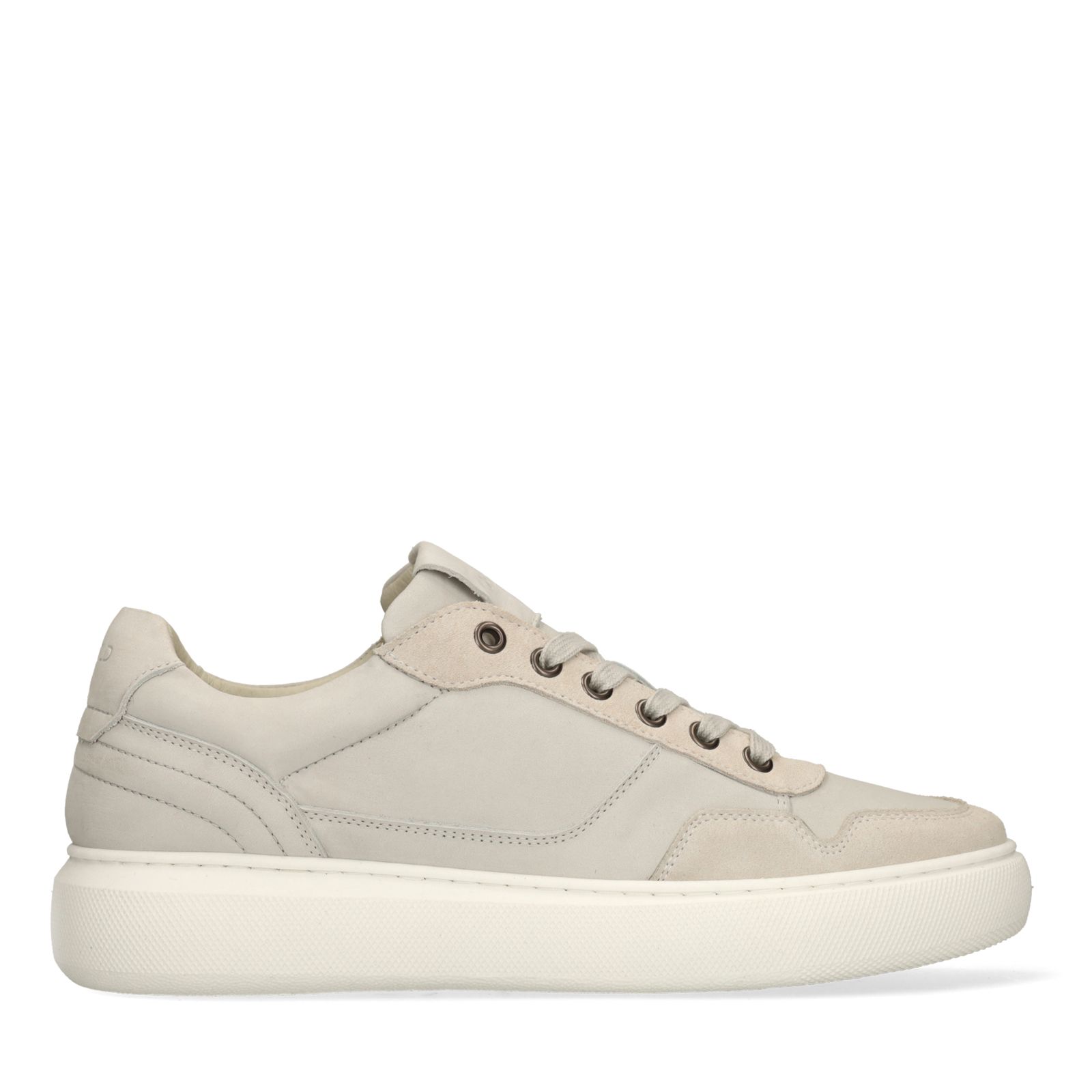 Off White nubuck sneakers
