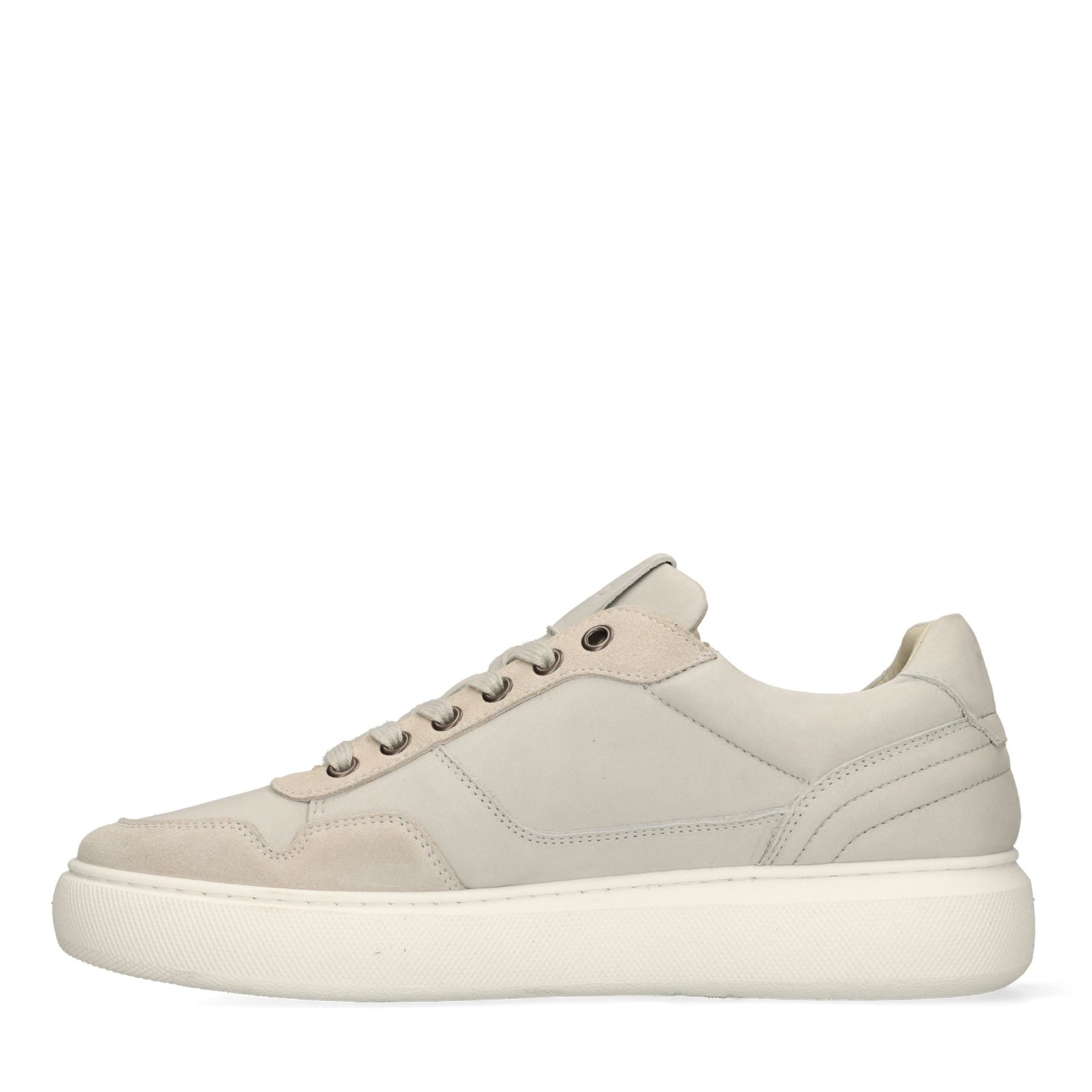 Off White nubuck sneakers