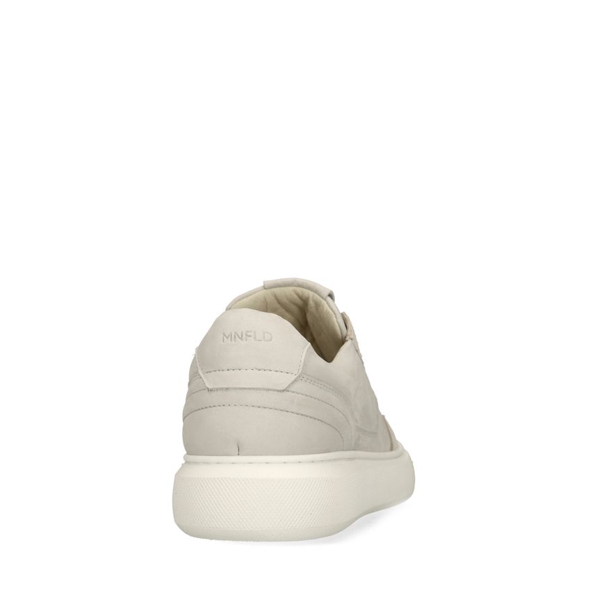 Off White nubuck sneakers