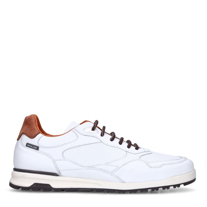 Witte leren sneakers