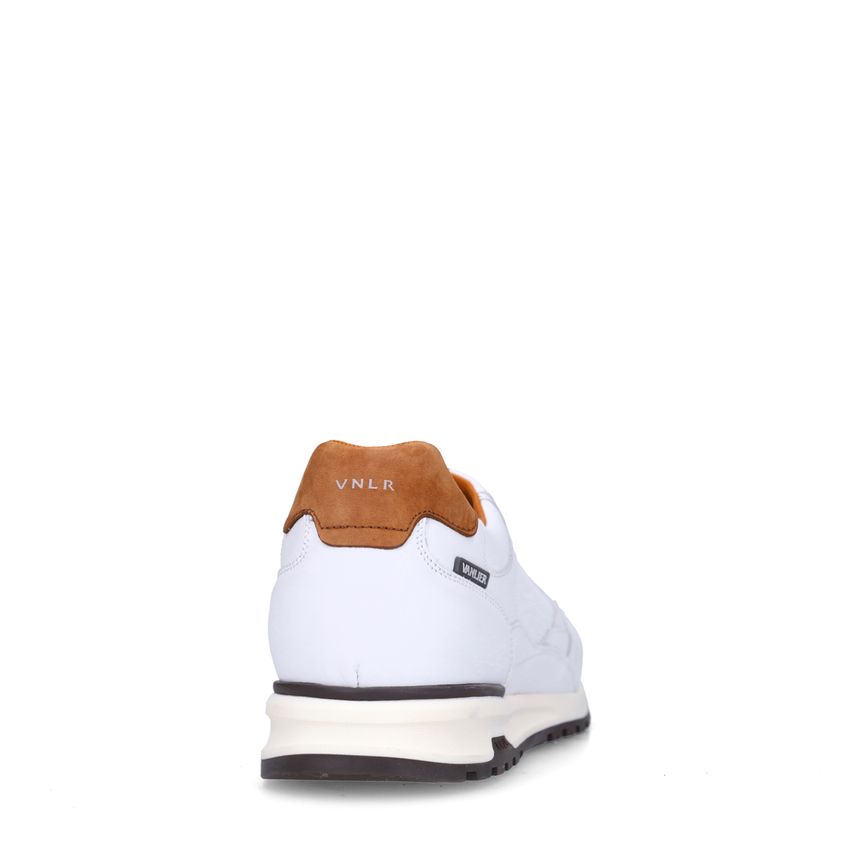 Witte leren sneakers