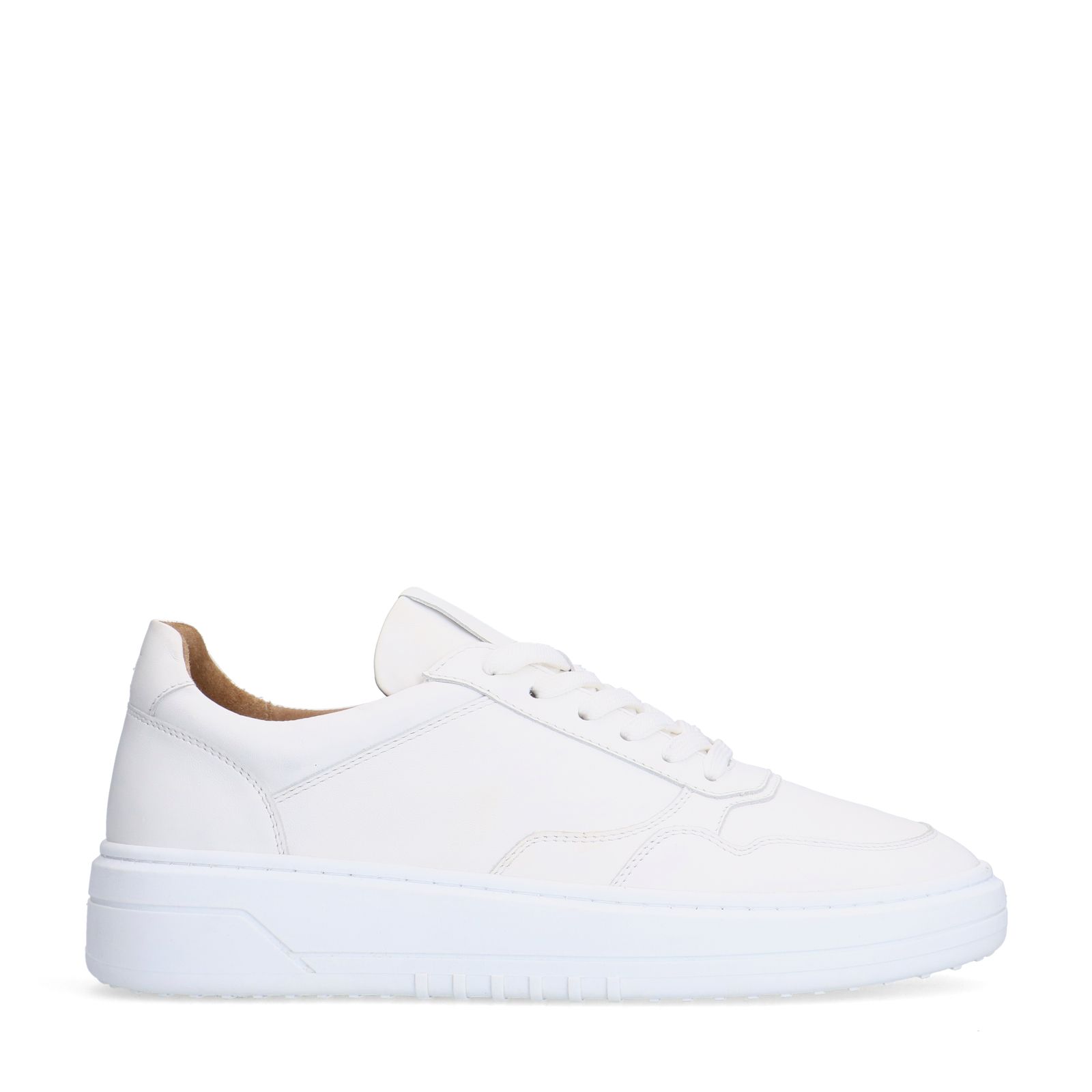 Witte leren sneakers