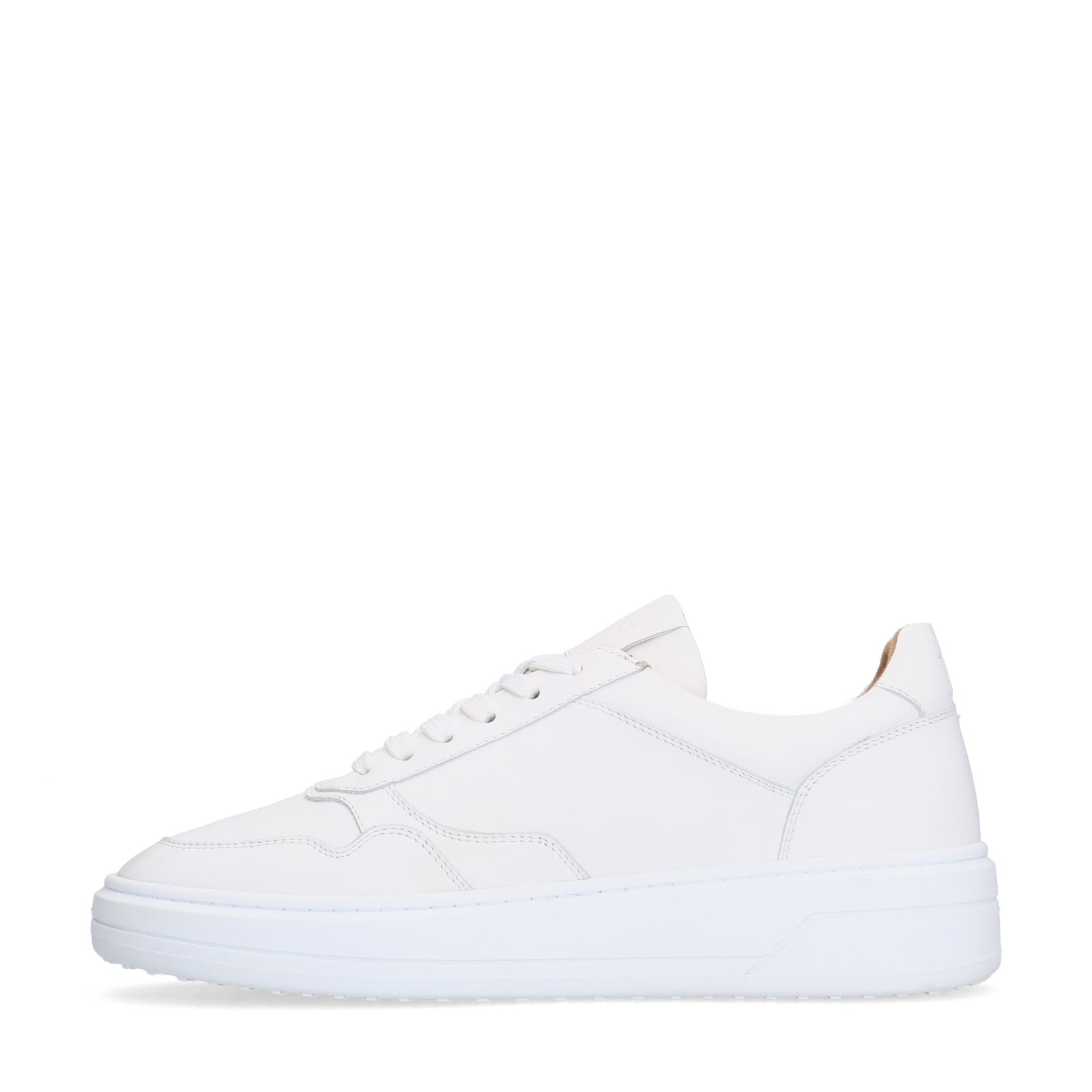 Witte leren sneakers