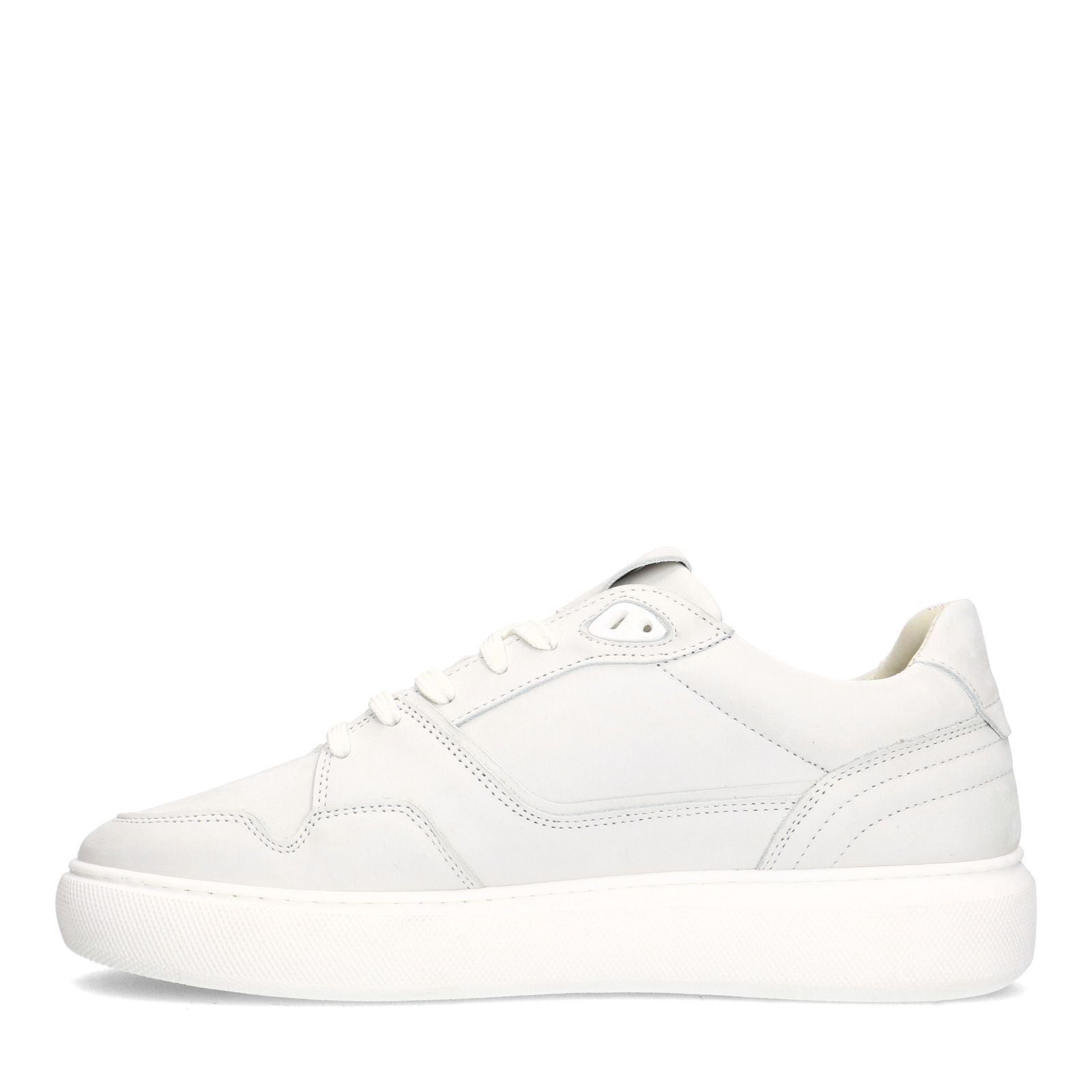 Witte nubuck sneakers