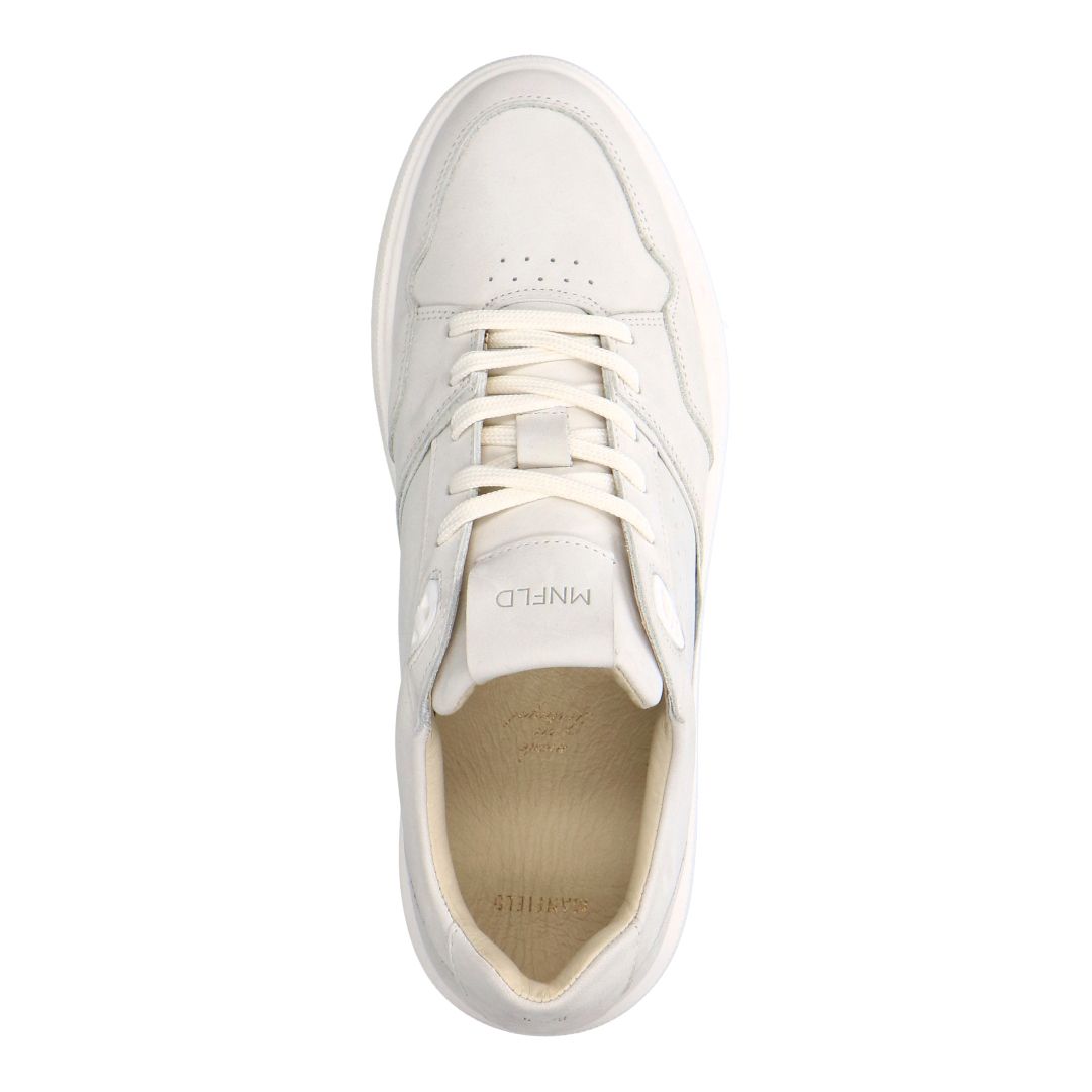 Witte nubuck sneakers