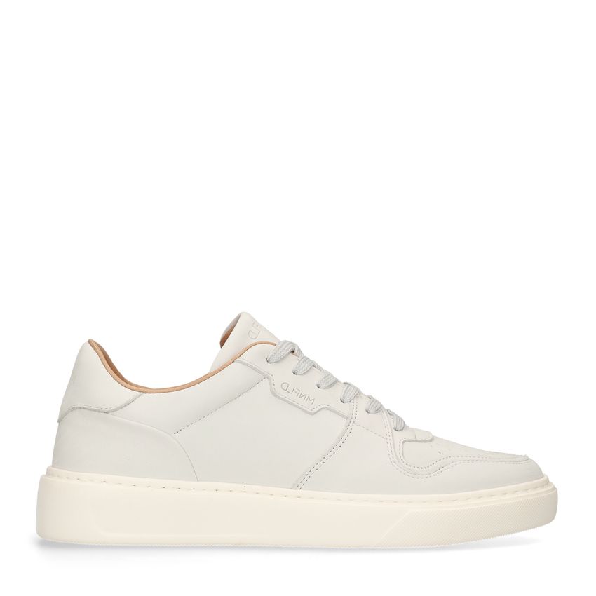 Off white nubuck sneakers