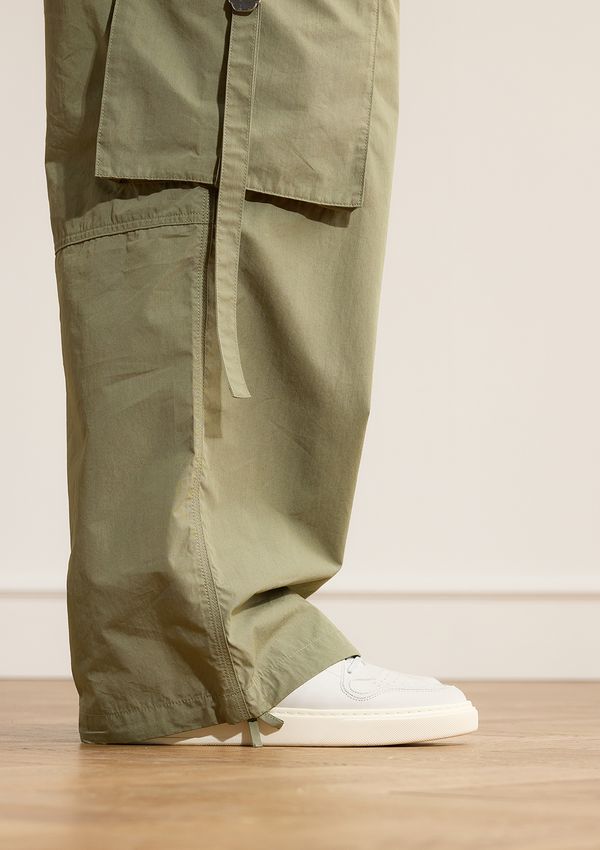 Off white nubuck sneakers