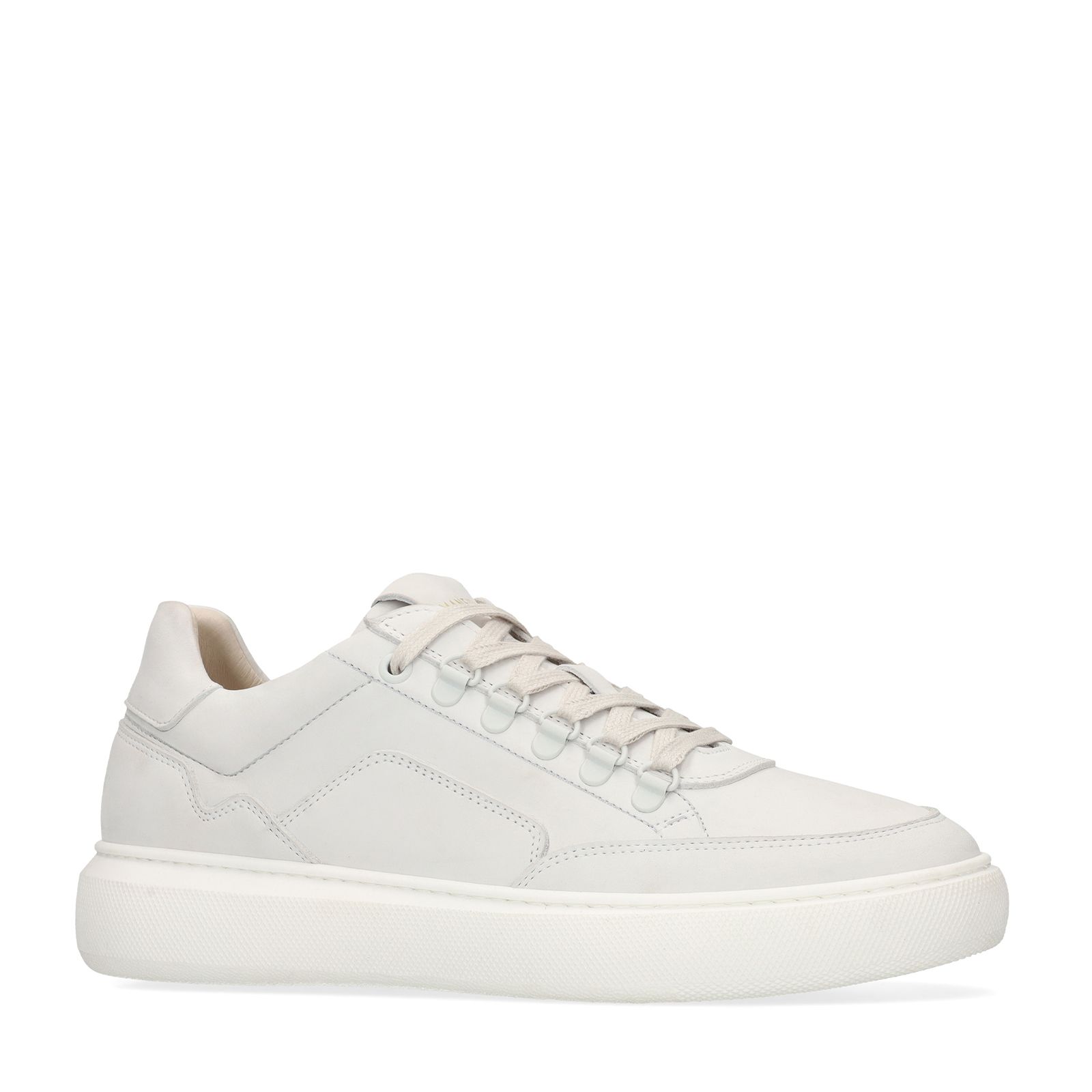 Off white nubuck sneakers