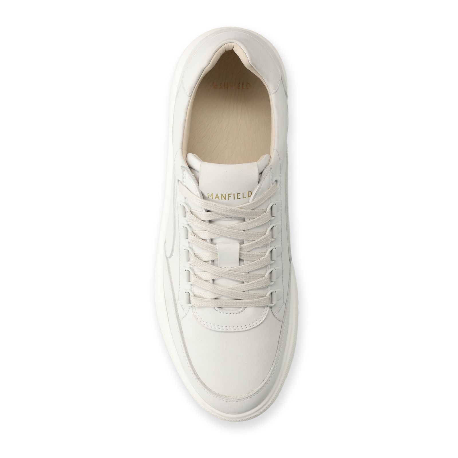 Off white nubuck sneakers