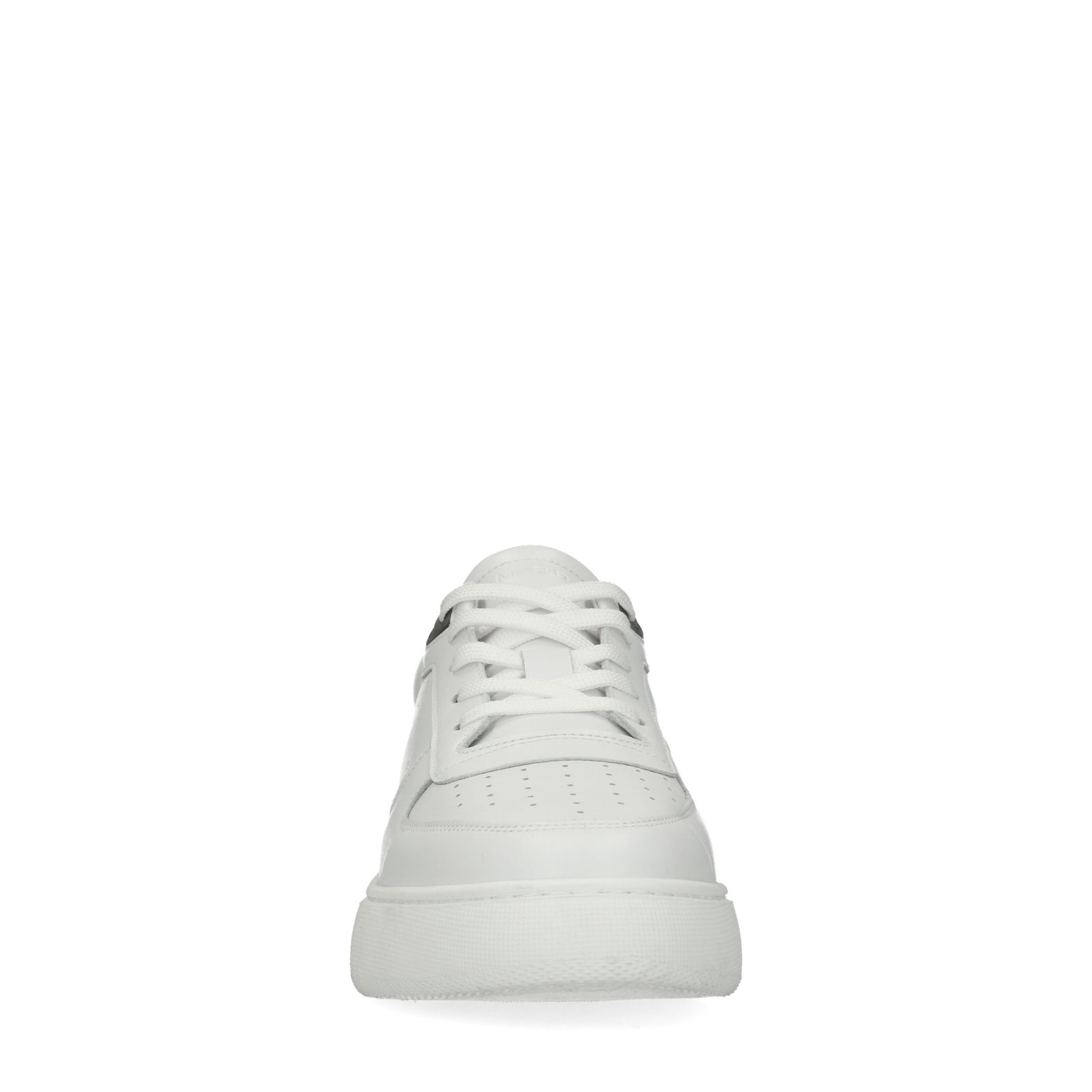 Weiße Ledersneaker