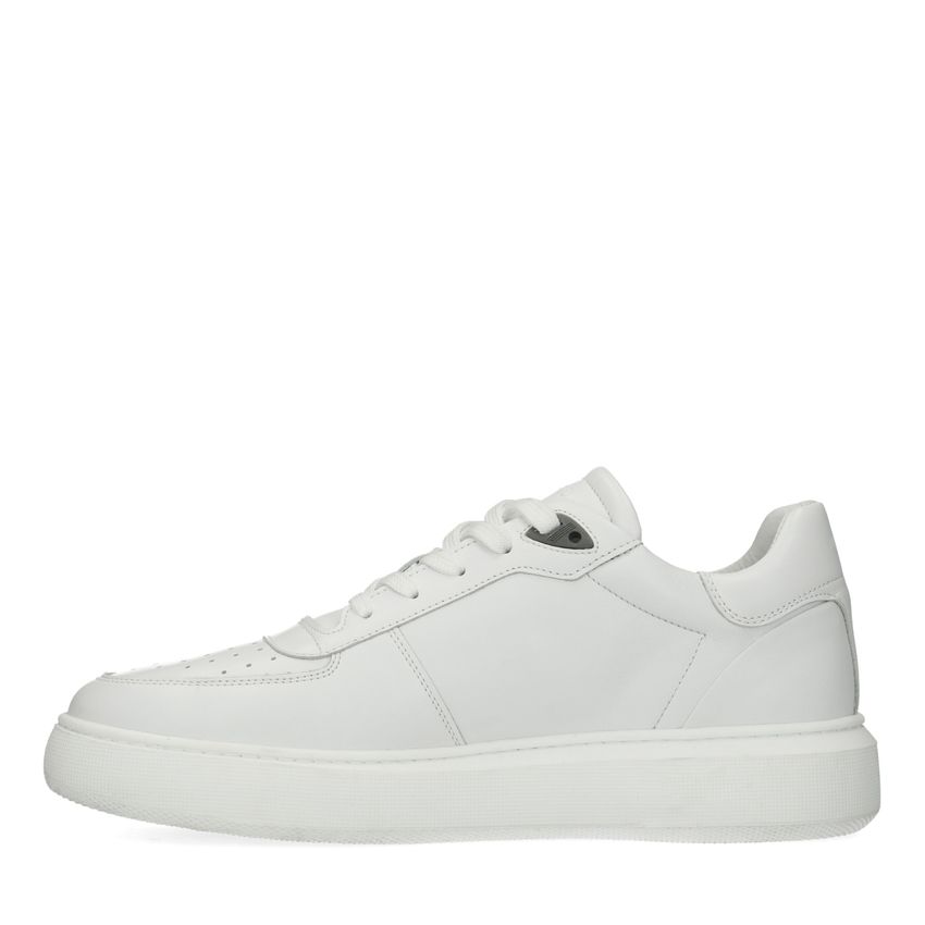 Witte leren sneakers