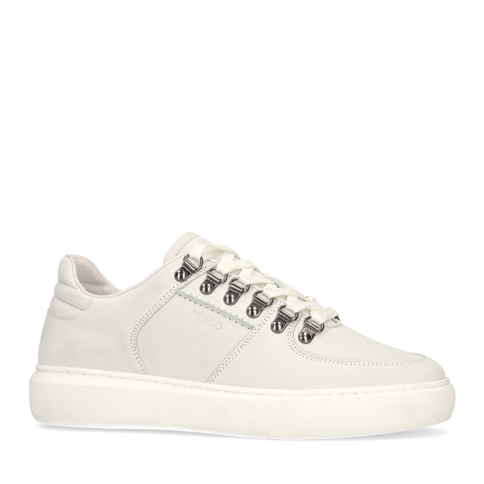Off white nubuck sneakers