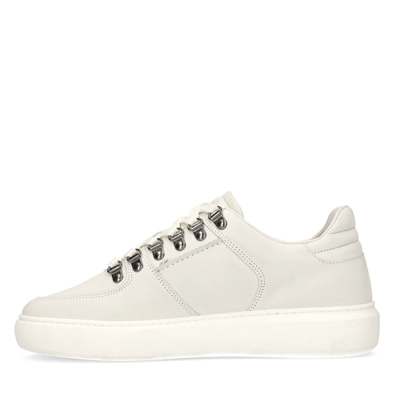 Off white nubuck sneakers