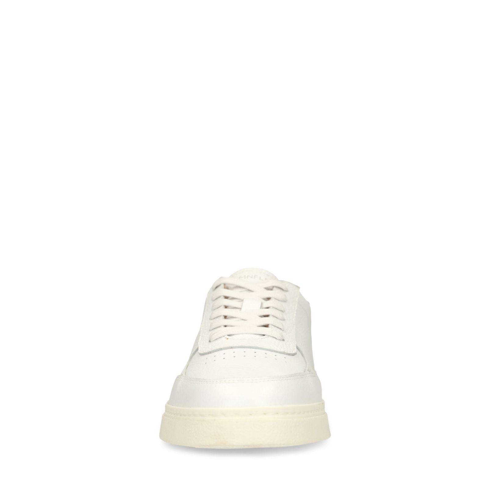 Weiße Ledersneaker
