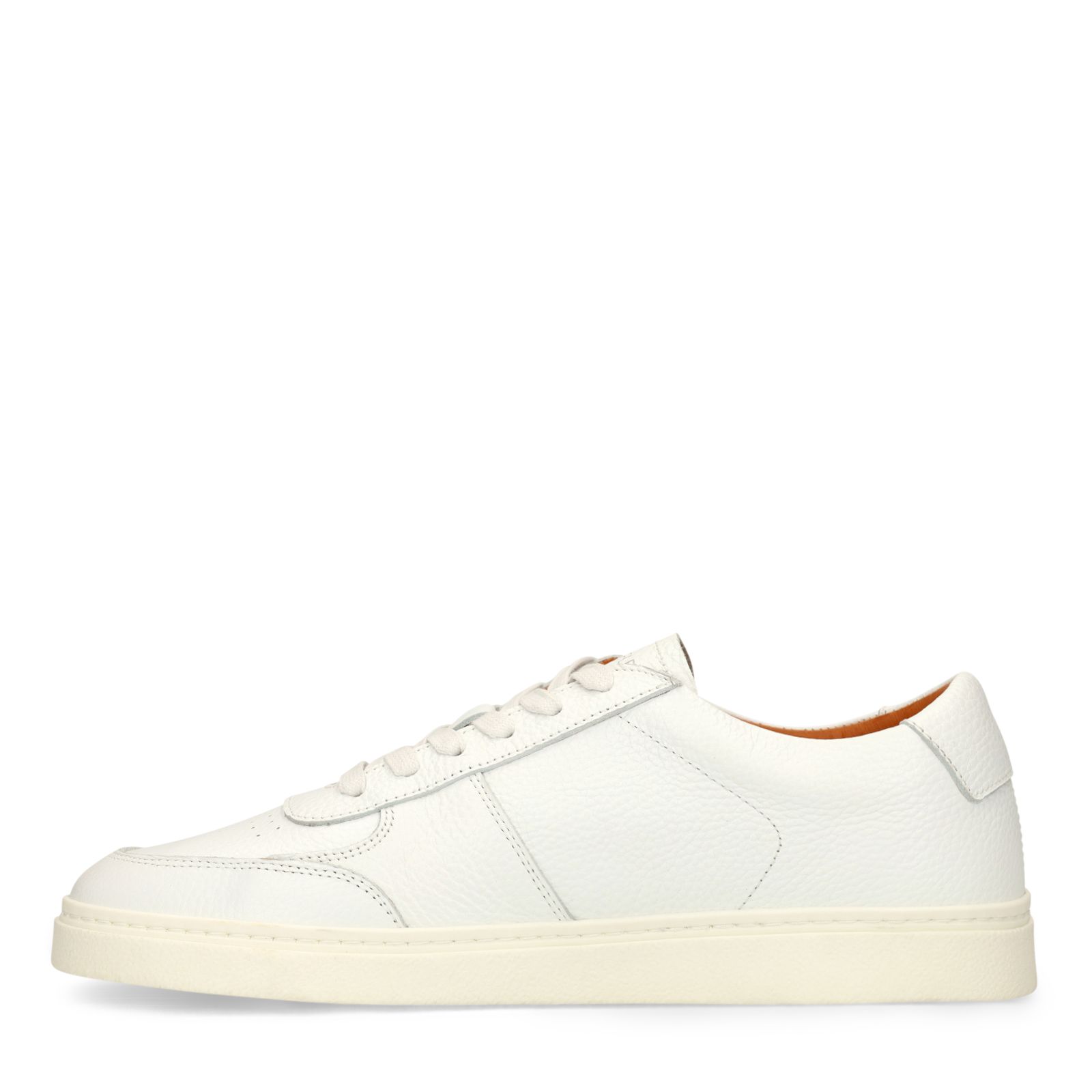 Weiße Ledersneaker