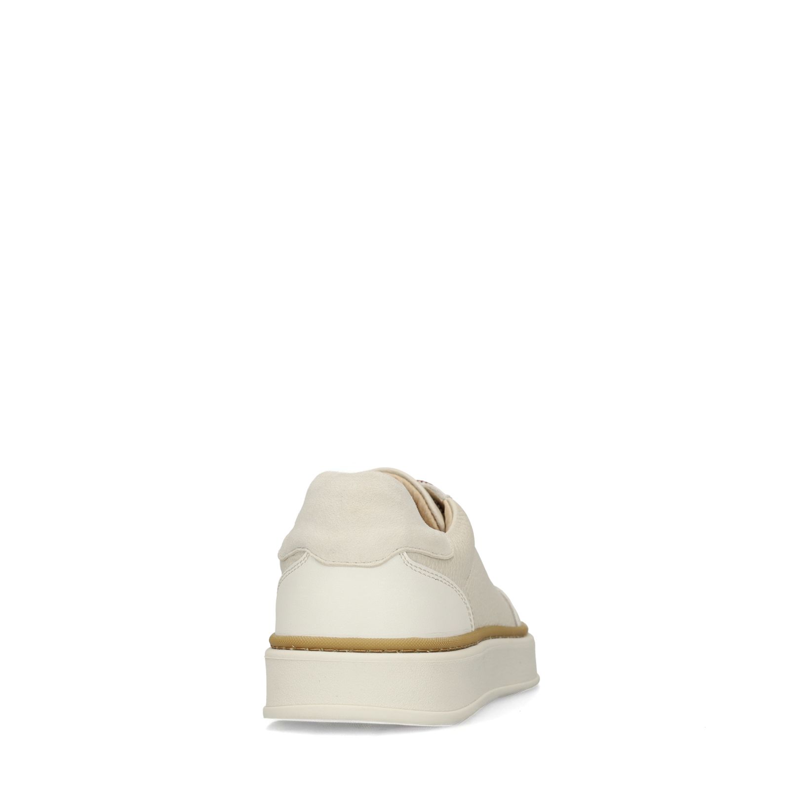 Off white leren sneakers
