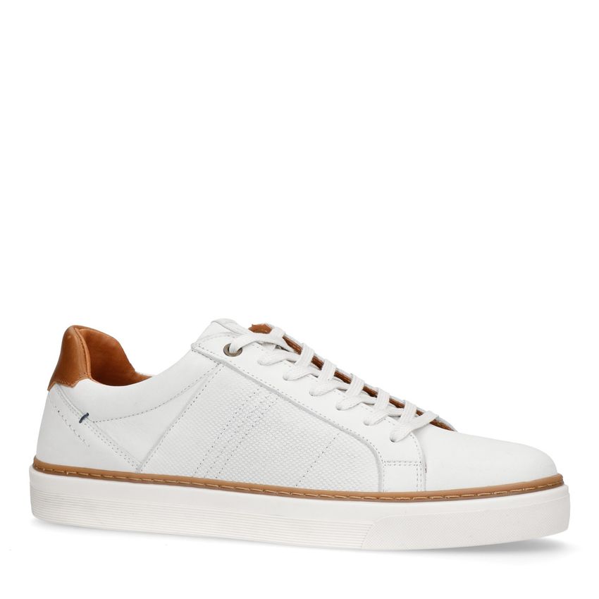 Witte nubuck sneakers