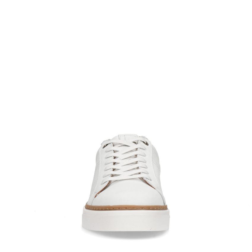 Witte nubuck sneakers