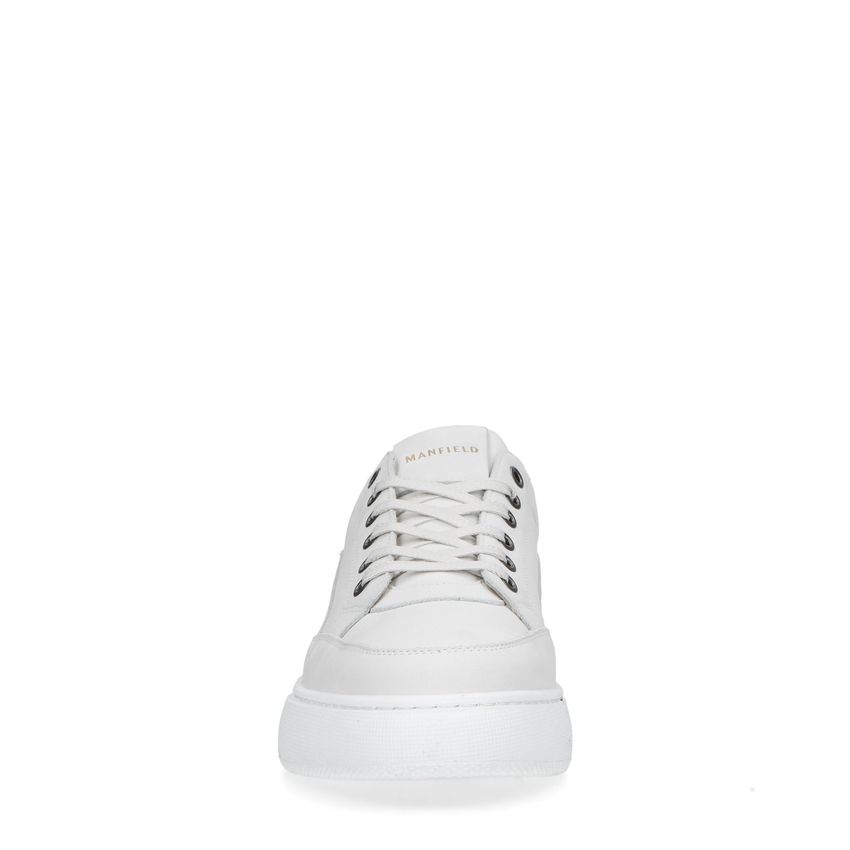 Witte nubuck sneakers