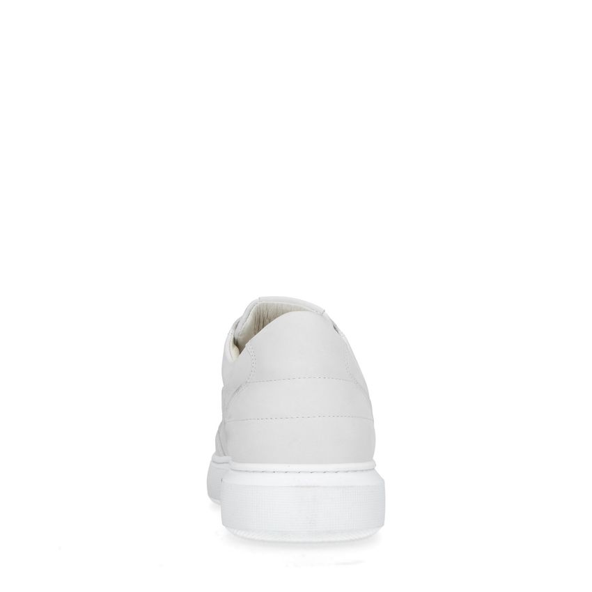 Witte nubuck sneakers