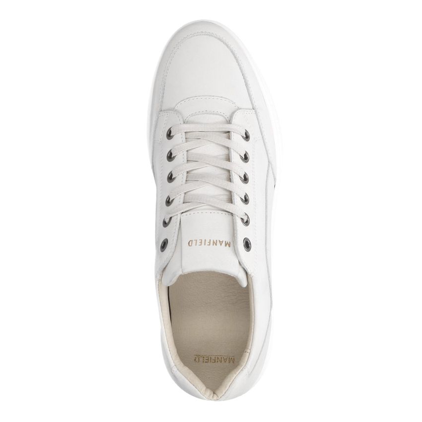 Witte nubuck sneakers