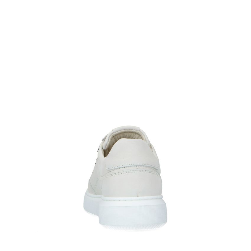 Off white nubuck sneakers