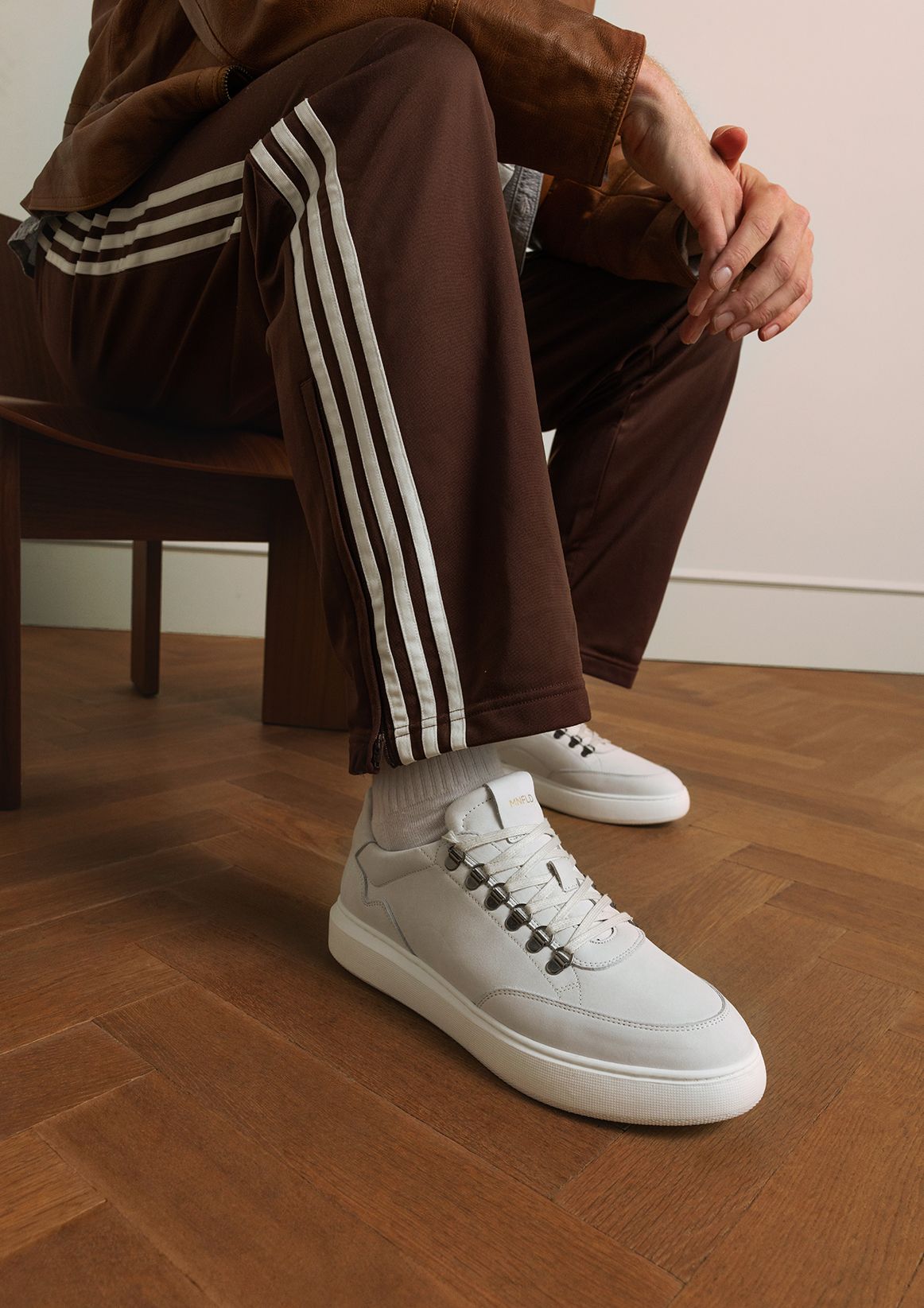 Offwhite Nubuk-Sneaker