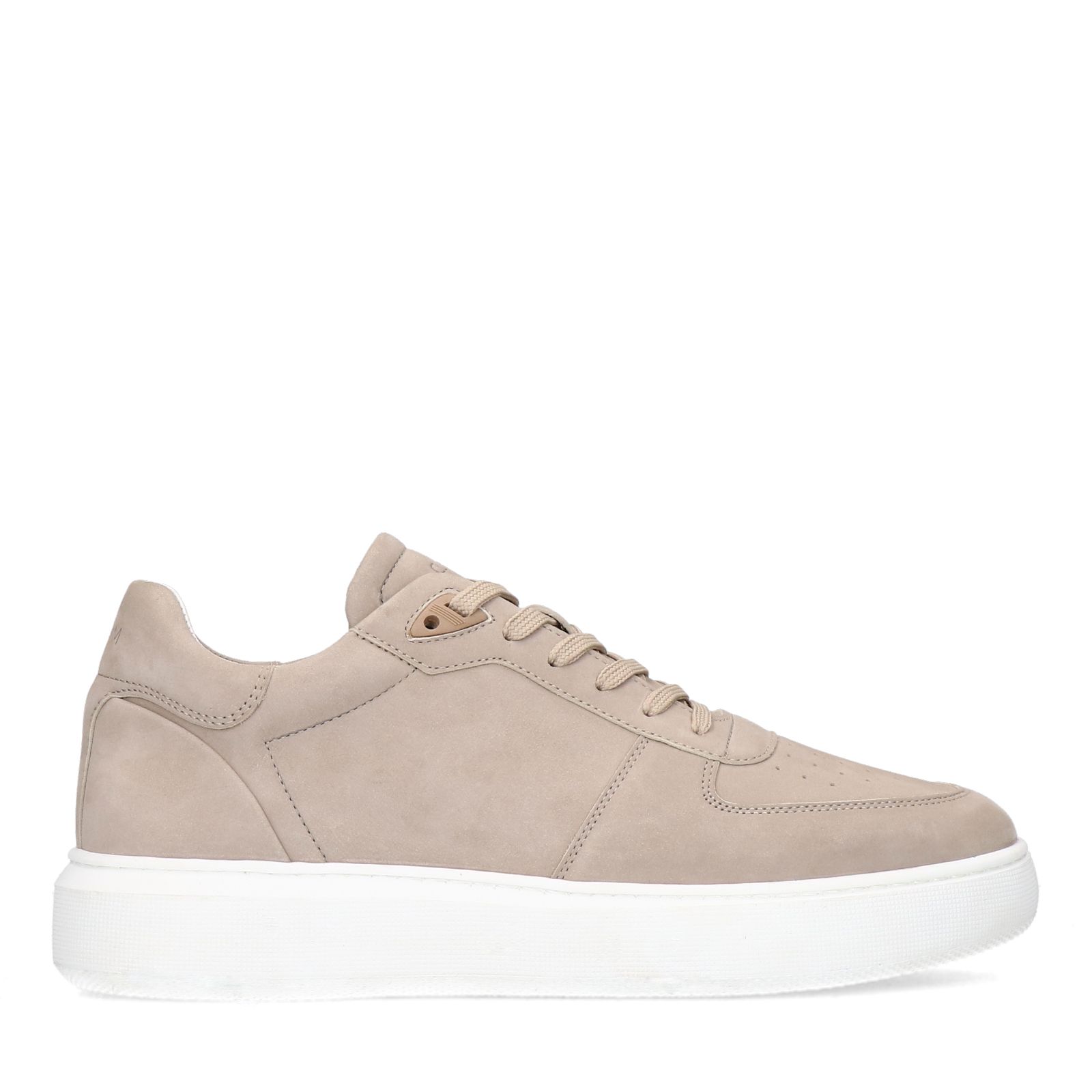 Grijze nubuck sneakers