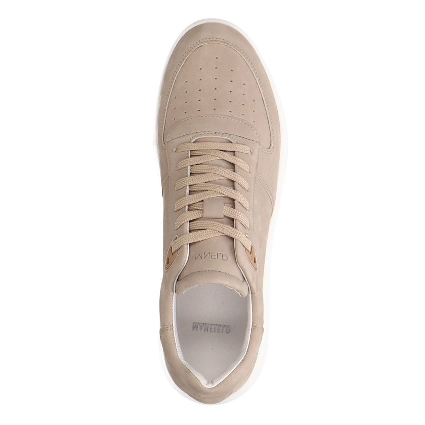 Grijze nubuck sneakers