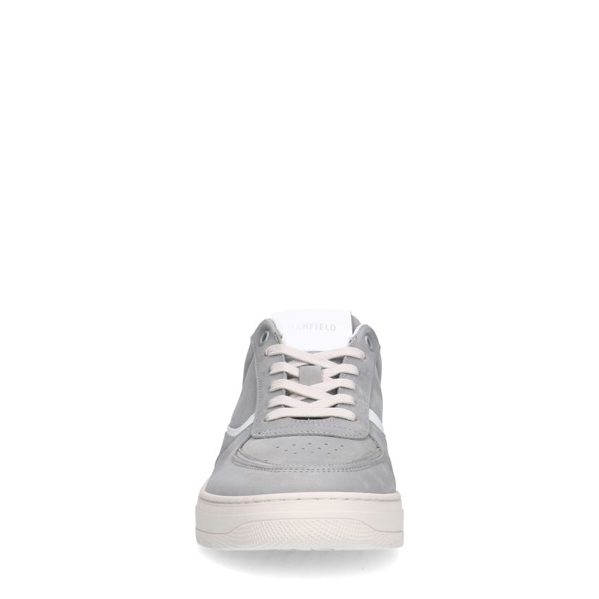 Grijze nubuck sneakers