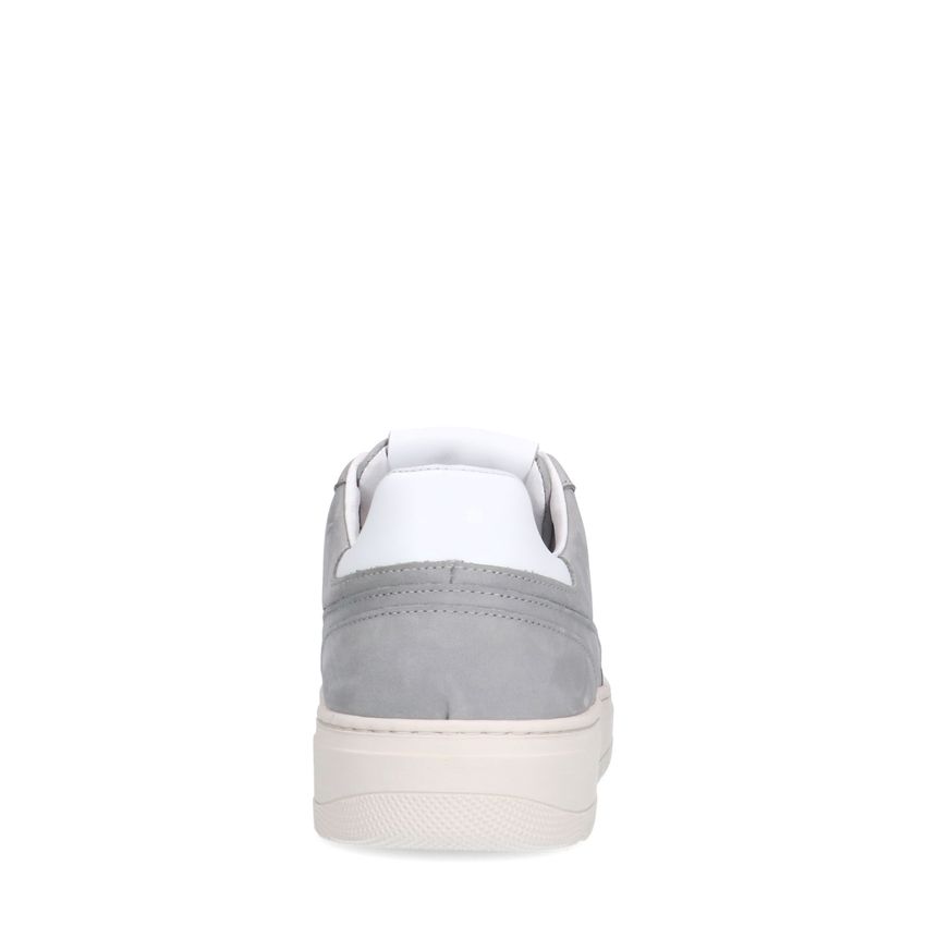 Grijze nubuck sneakers